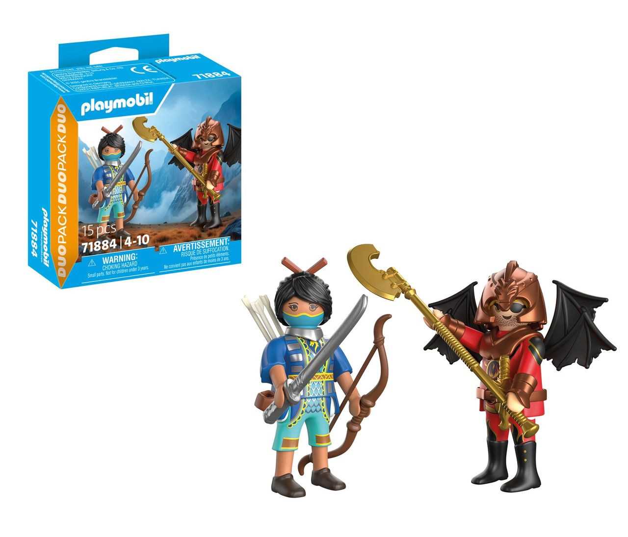 playmobil duelo novelmore vs burnham ( playmobil - 71884)