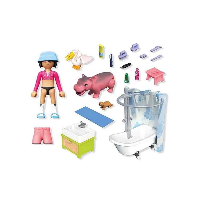playmobil divertido baÑo de animales (playmobil - 71950) playmobil divertido baÑo de animales (playmobil - 71950)