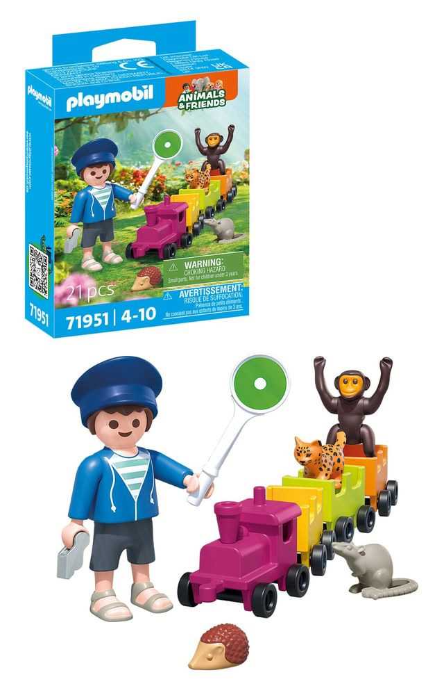 playmobil pequeÑo viaje en locomotora (playmobil - 71951)