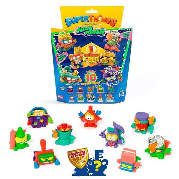 superthings neon power pack 10 superthings surtidos (smagic box - pst11b016in00)