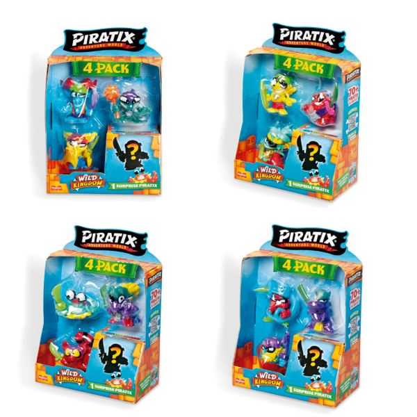 piratix wild kingdom four pack surtidos (magic box - ppx4b412in00)