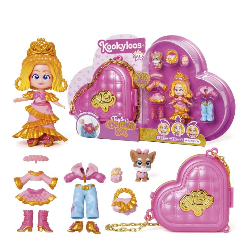 kookyloos golden gala taylor deluxe set ( magic box - pklsp104in160)