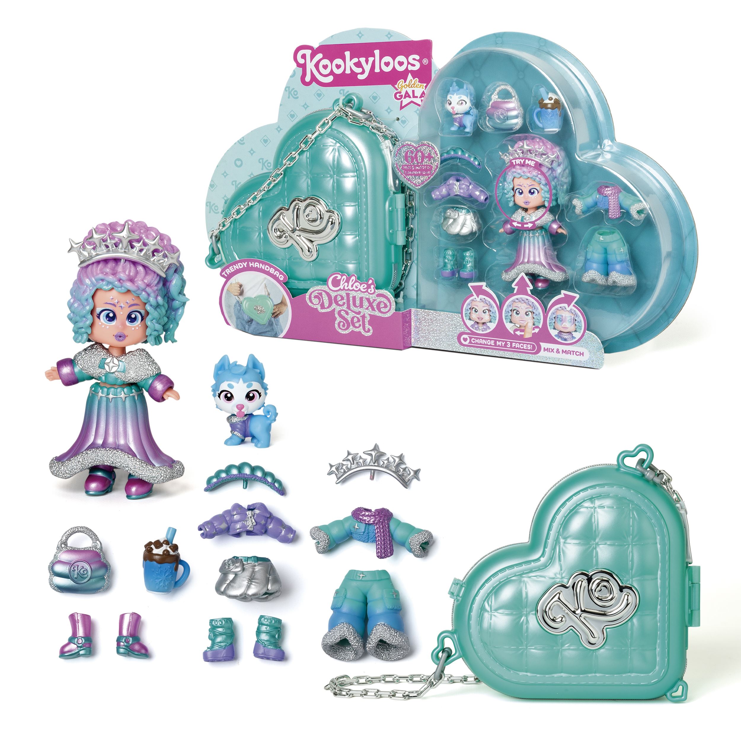 kookyloos golden gala chloe deluxe set (magic box - pklsp104in150)
