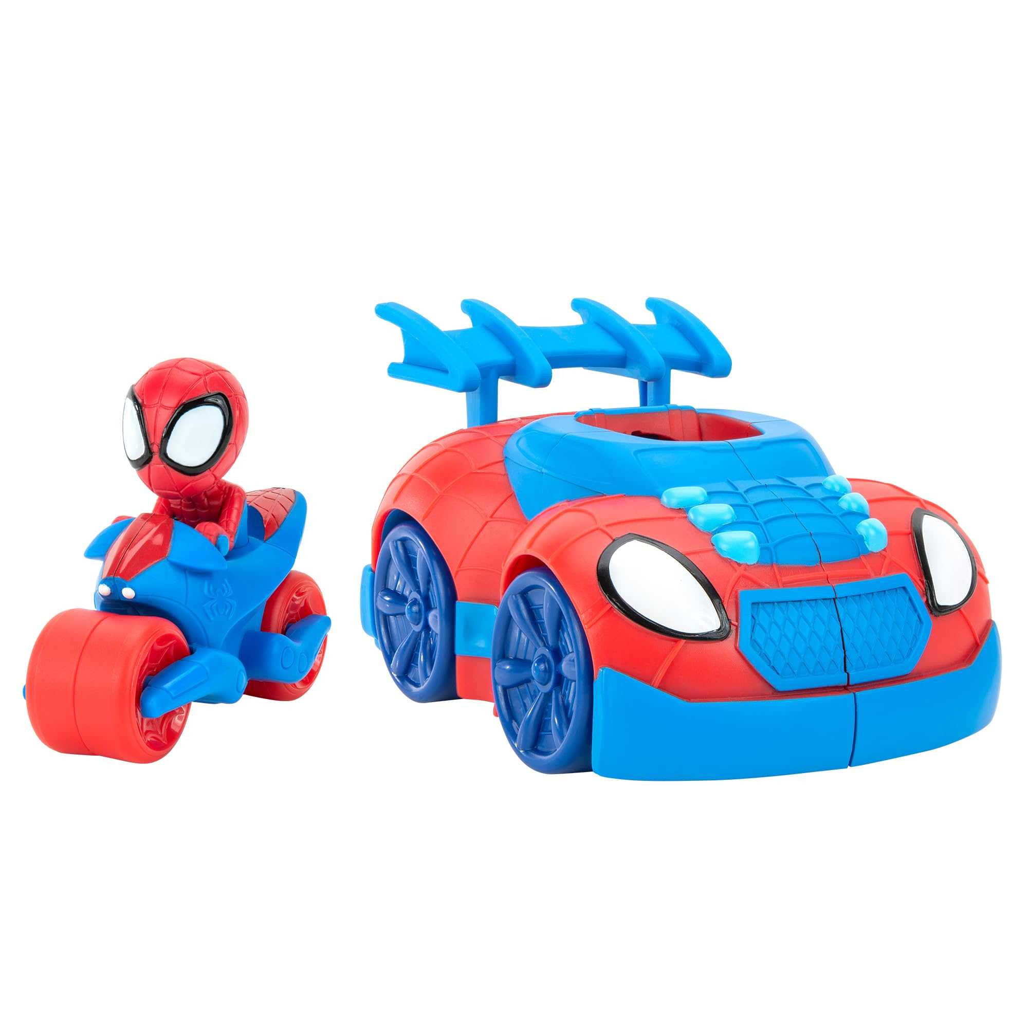 spidey and friends vehiculo con funcion web strike (jazwares iberia - snf0113.)