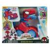 spidey and friends vehiculo con funcion spidey-rex (jazwares iberia - snf0350.)