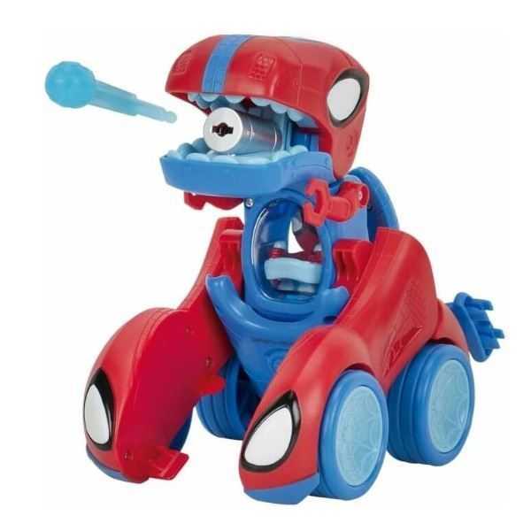 spidey and friends vehiculo con funcion spidey-rex (jazwares iberia - snf0350.)