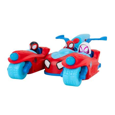 spidey and friends vehiculo spidey team split race (jazwares iberia - snf0271.)
