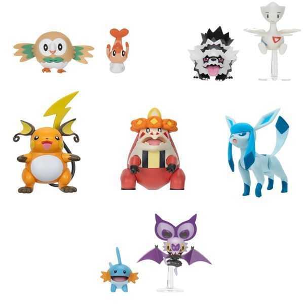 pokemon pack combate 5 cm. surtido (jazwares iberia - 95007)