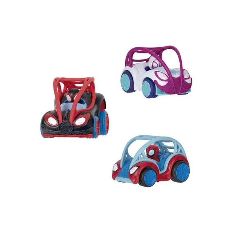 spidey and friends vehiculo power roller surtidos (jazwares iberia - snf0162.)