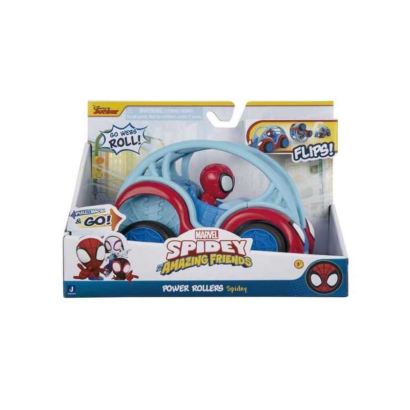 spidey and friends vehiculo power roller surtidos (jazwares iberia - snf0162.)
