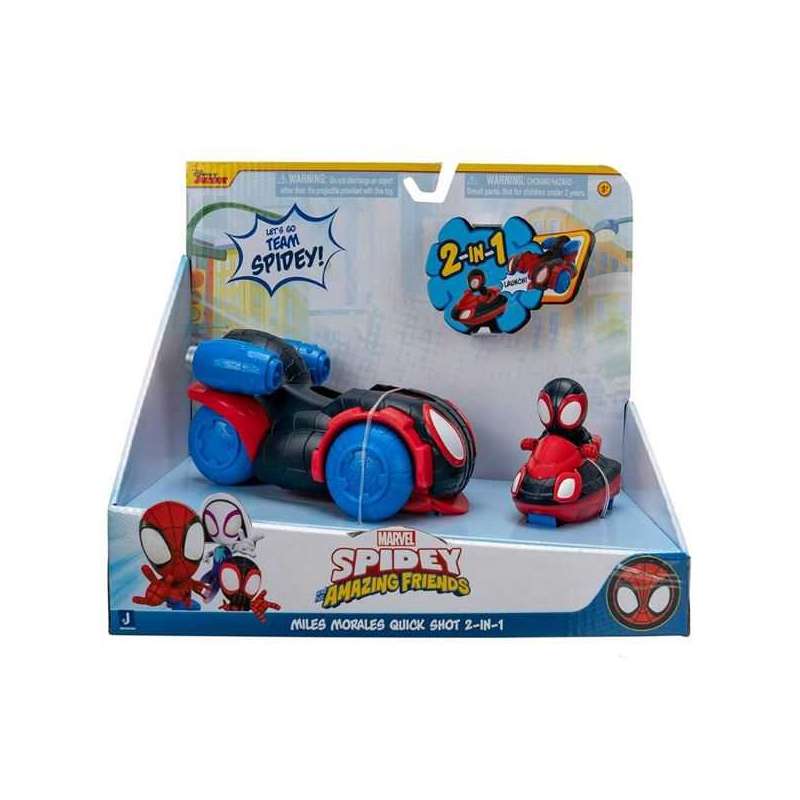 spidey and friends vehiculo spin quick shot 2 en 1 ( jazwares iberia - snf0123.) spidey and friends vehiculo spin quick shot 2 en 1 ( jazwares iberia - snf0123.)