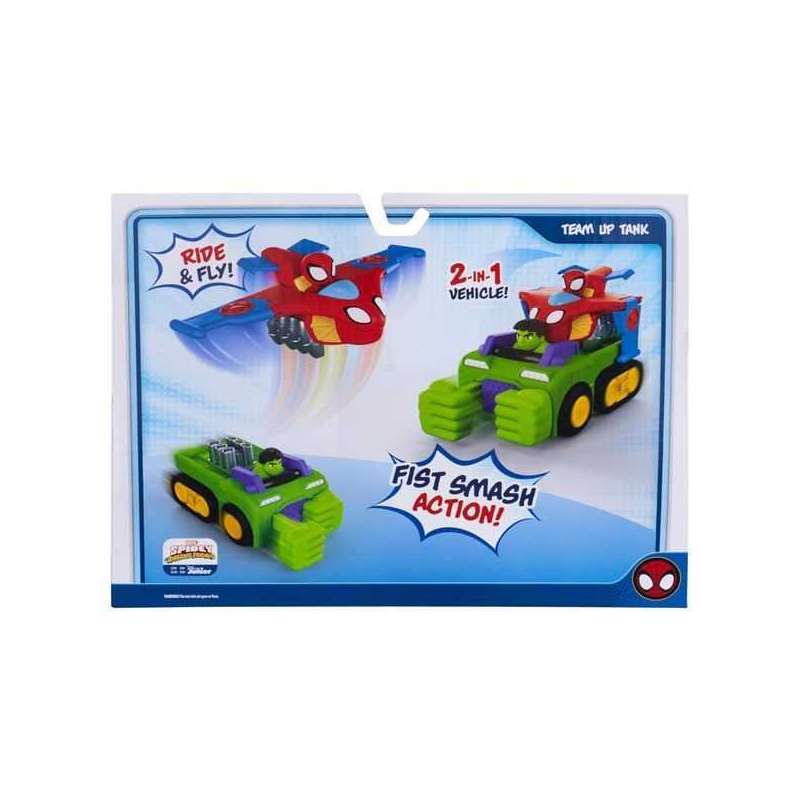 spidey and friends vehiculo tanque del equipo (jazwares iberia - snf0323)