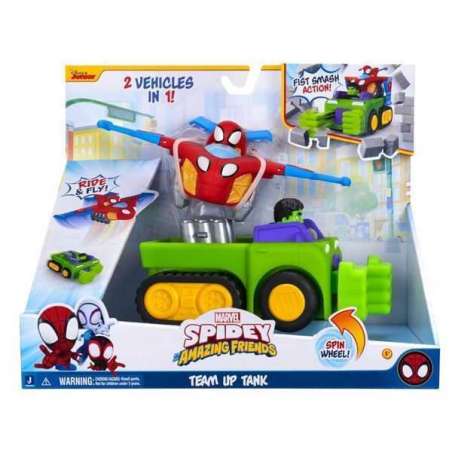 spidey and friends vehiculo tanque del equipo (jazwares iberia - snf0323)