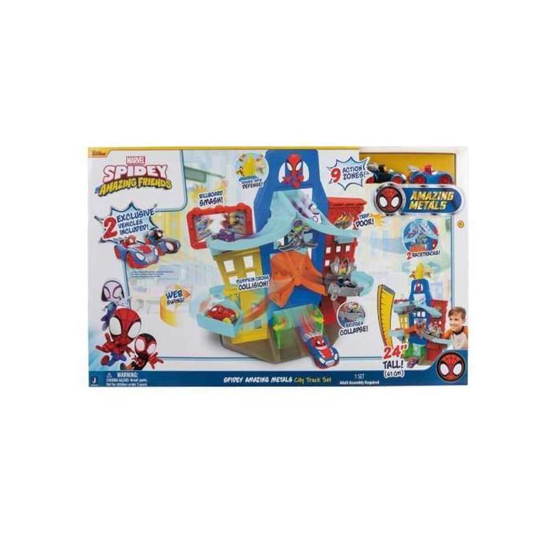 spidey and friends amazing metals city track set (jazwares iberia - snf0202.) spidey and friends amazing metals city track set (jazwares iberia - snf0202.)