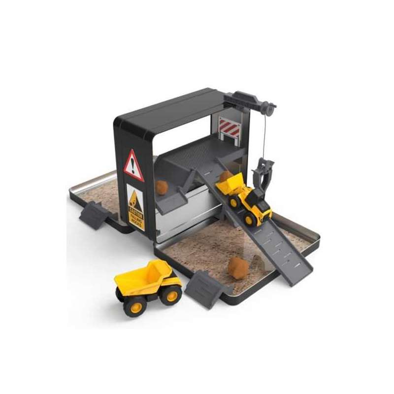 cat maletin con 2 vehiculos de 8 cm (funrise - 83332) cat maletin con 2 vehiculos de 8 cm (funrise - 83332)