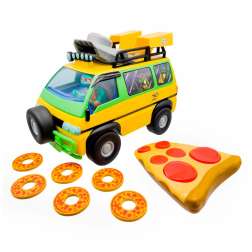 tmnt camion lanzador pizza r/c de 22 cm (funrise - 71038)