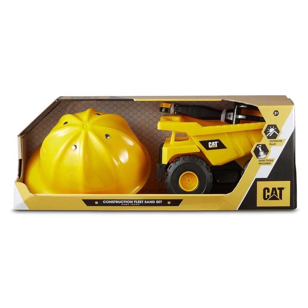 cat fleet vehiculo 25 cm con casco surtidos (funrise - 82060)