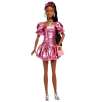 barbie deluxe metallic muÑeca con vestido de burbu (mattel - jfp41)