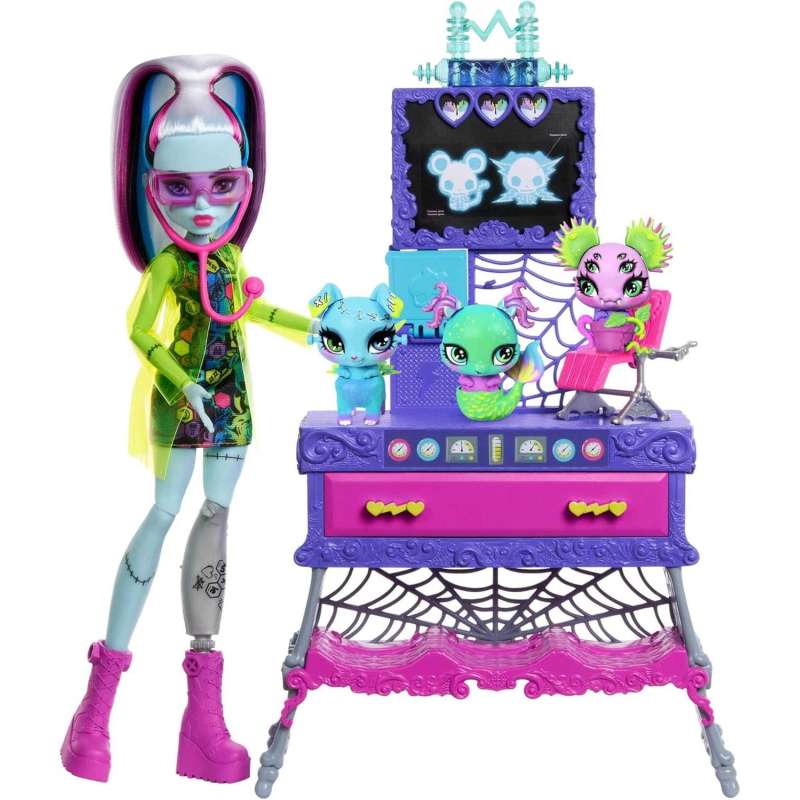 monster high laboratorio de frankie ( mattel - jbf18)