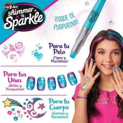 shimmer n sparkle 3 en 1 set de belleza (46738)