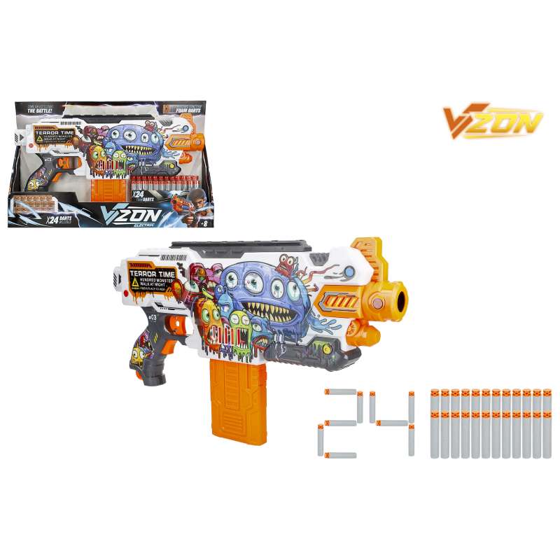 v-zone pistola dardos electrica 43 cm ( color baby - 47749)