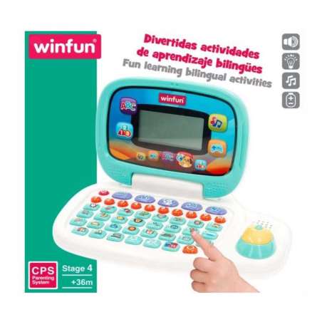 winfun ordenador educativo bilingÜe +36m ( color baby - 47861)