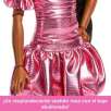 barbie deluxe metallic muÑeca con vestido de burbu (mattel - jfp41)