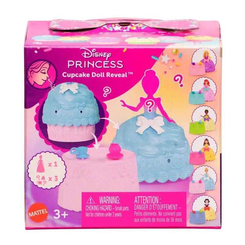 disney princess muÑeca cupcake princesas (mattel - jfg78)