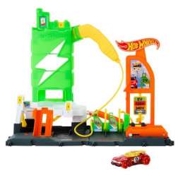 hot wheels city estacion carga electrico (mattel - htn79)