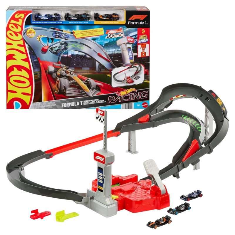 hot wheels racing f1 sprint race circuito+ 3 coches (mattel - jdy15) hot wheels racing f1 sprint race circuito+ 3 coches (mattel - jdy15)