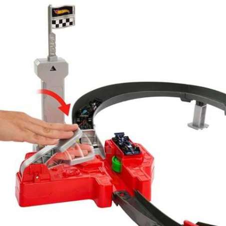 hot wheels racing f1 sprint race circuito+ 3 coches (mattel - jdy15)