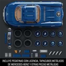 mega hot wheels premium mercedes 300sl (mattel - hww25)