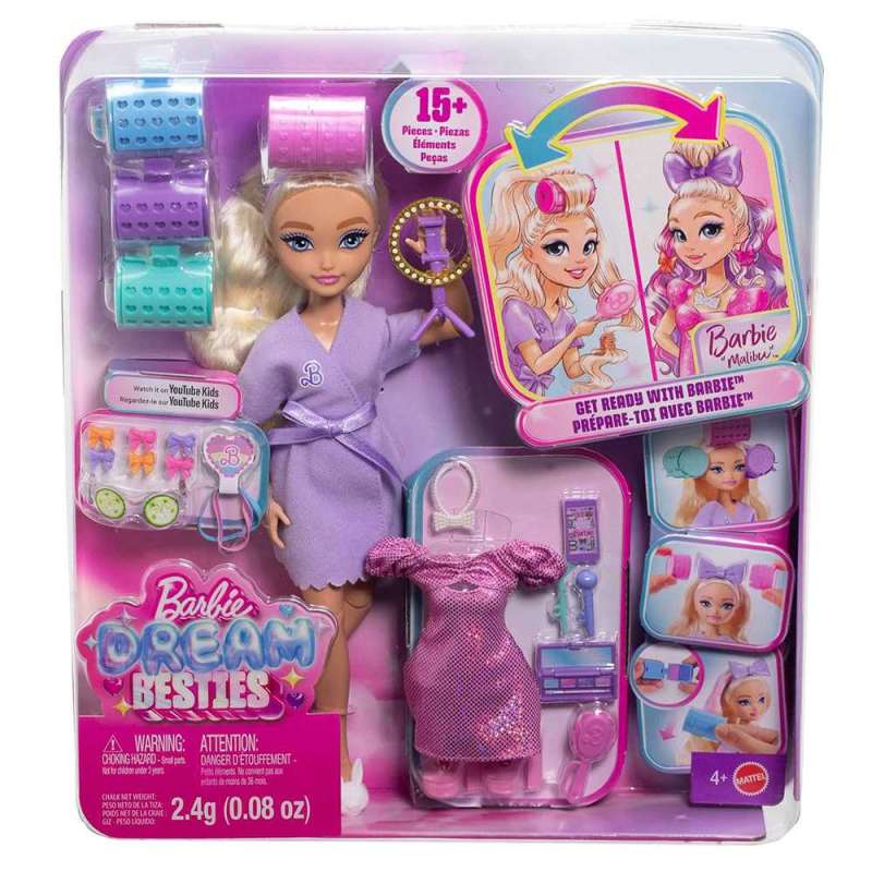 barbie dream besties malibu peluqueria (mattel - jgg38)