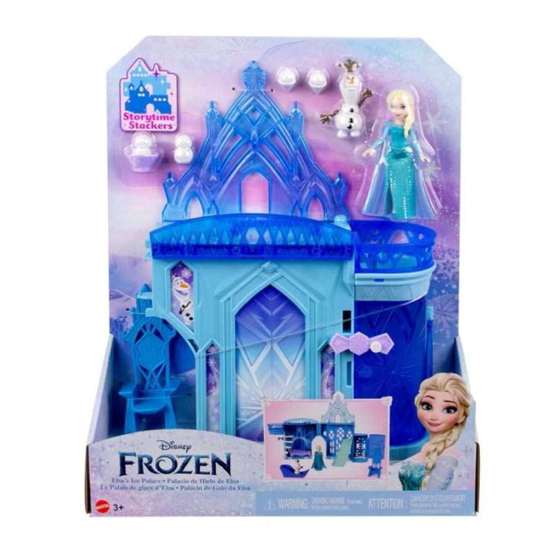 disney frozen mini castillo de hielo de elsa (mattel - jdp63)