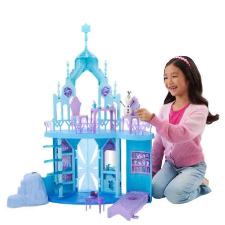 disney frozen castillo de hielo de elsa ( mattel - jgg41)