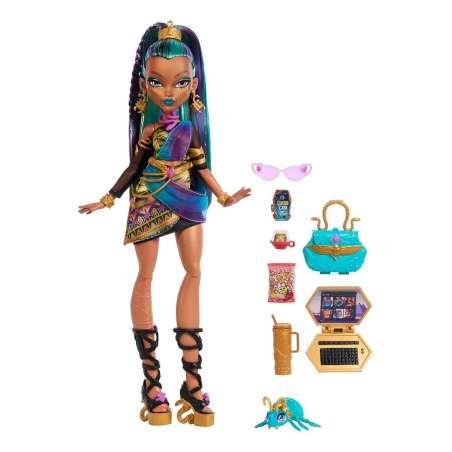 monster high muÑeca nefera deline (mattel - jdr48)