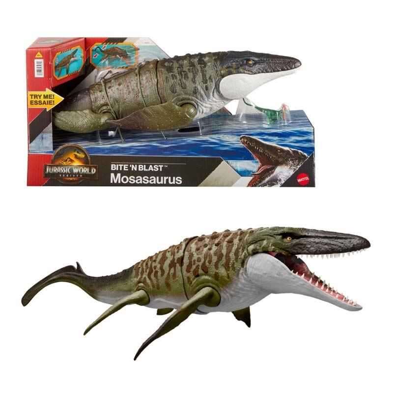 jurassic world dinosaurio mosasaurus (mattel - 00100401)