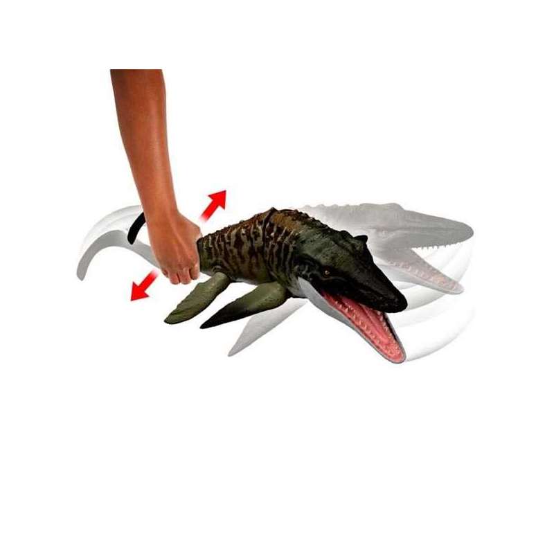 jurassic world dinosaurio mosasaurus (mattel - 00100401)