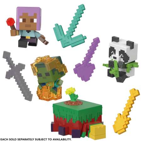 minecraft mini pociones color reveal (mattel - htk99)