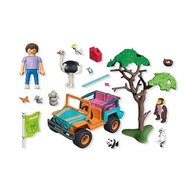 playmobil vehiculo todoterreno de colores (playmobil - 71854)