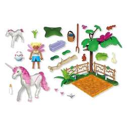 playmobil establo unicornio para mama y potro (playmobil - 71839)