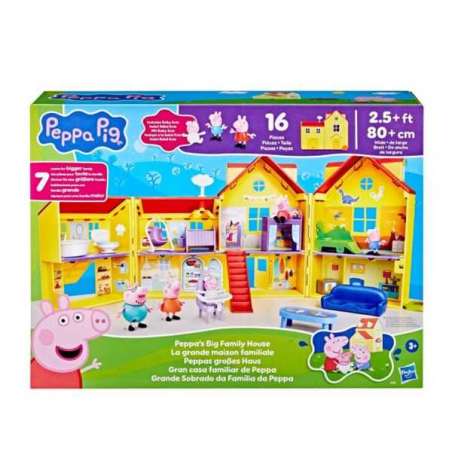 peppa pig nueva casa de la familia (hasbro - g05085l0)