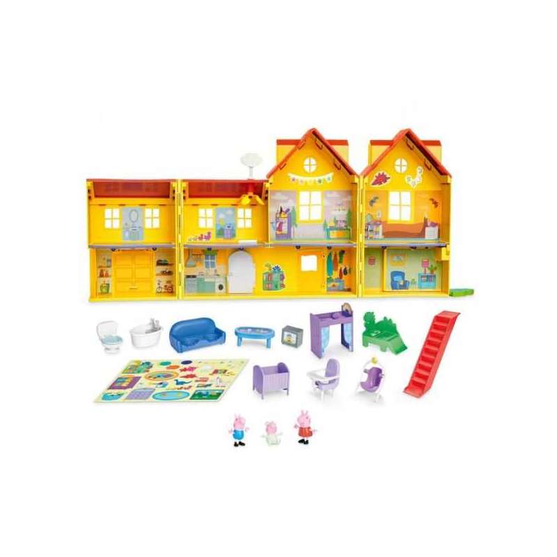 peppa pig nueva casa de la familia (hasbro - g05085l0)