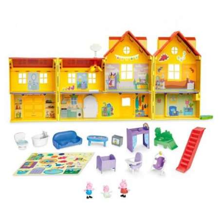 peppa pig nueva casa de la familia (hasbro - g05085l0)