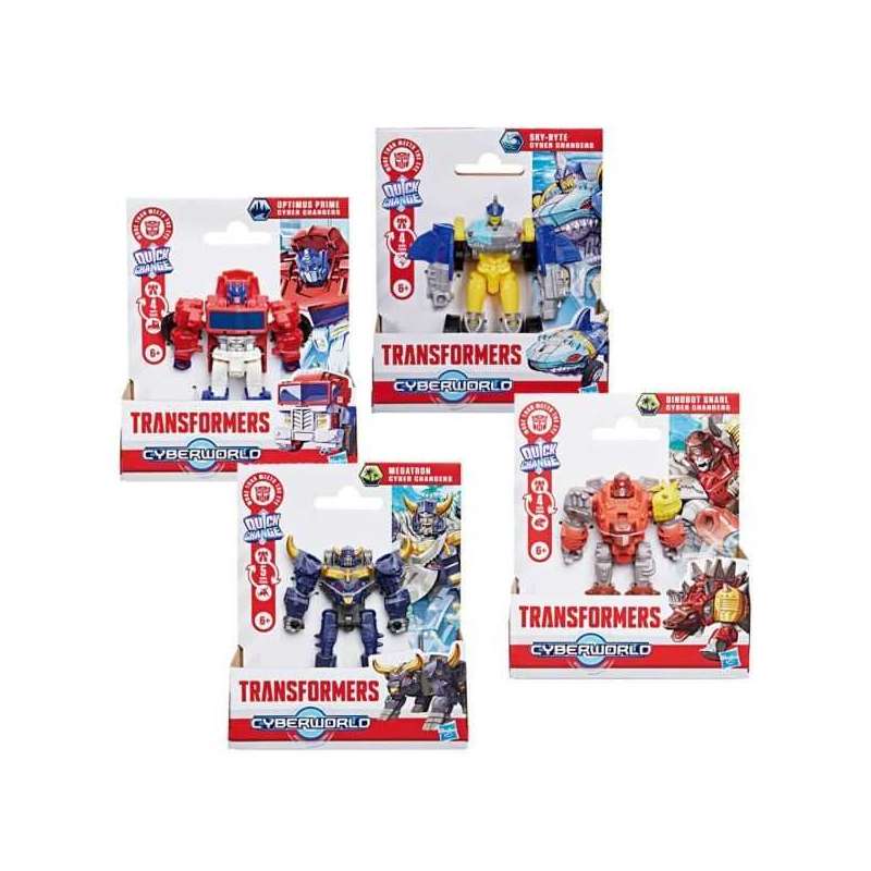 transformers cyberworld cyber changers surtidos (hasbro g07465l0)