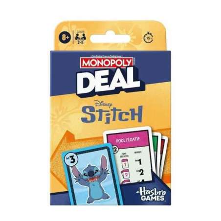 monopoly deal stitch (hasbro - g2975sg0)