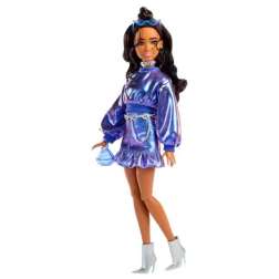 barbie deluxe metallic muÑeca con jersey azul (mattel - jfp42)