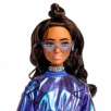 barbie deluxe metallic muÑeca con jersey azul (mattel - jfp42)