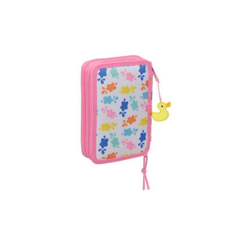peppa pig plumier doble pequeÑo 29 piezas (safta - 412572854)