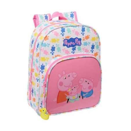 peppa pig mochila infantil adaptable carro (safta - 612572185)